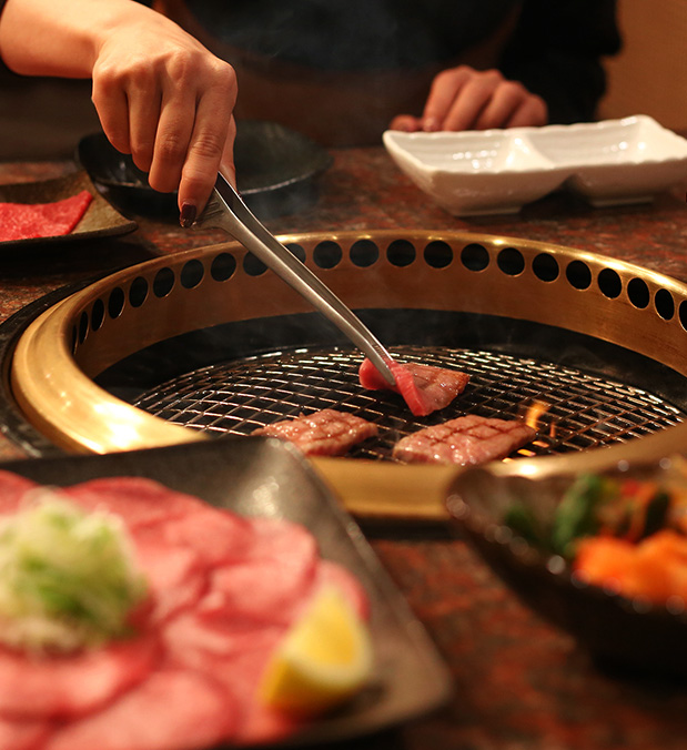 焼きシーン