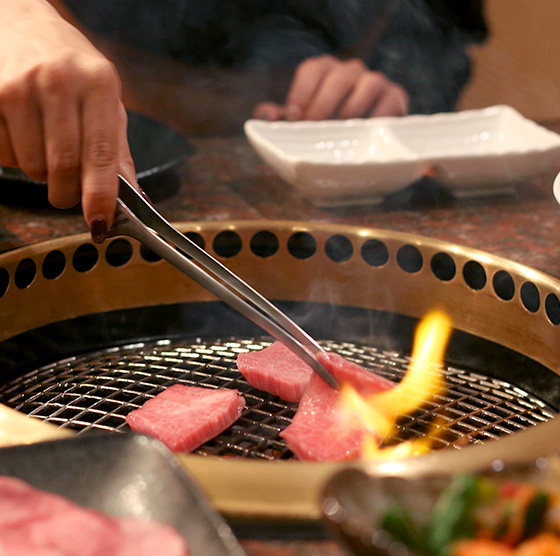 焼きシーン