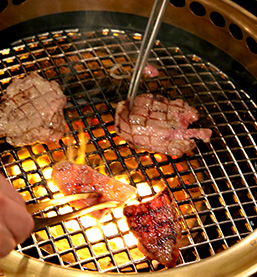 焼きシーン