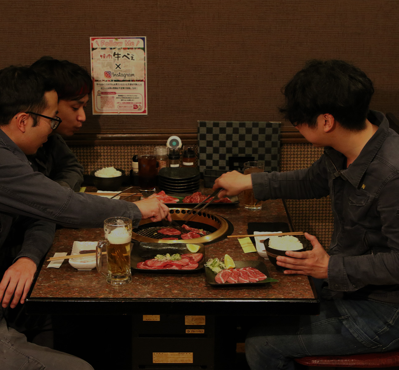 焼きシーン