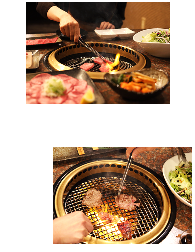焼きシーン