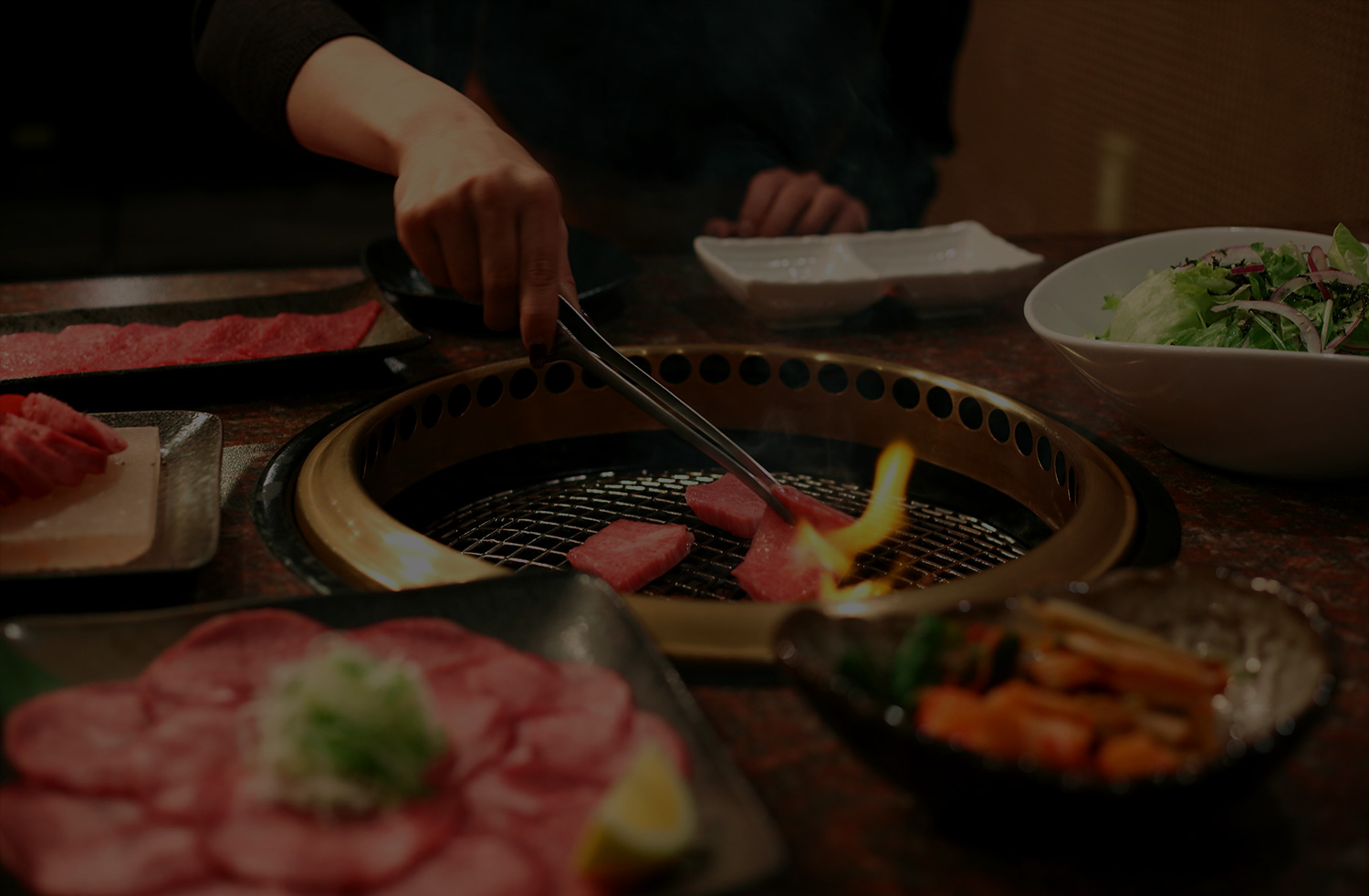 焼きシーン